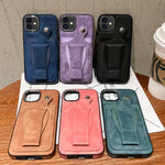 Custodia portafoglio in pelle con porta carte per iPhone 11
