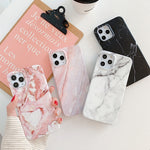 Custodia TPU smerigliato marmo per iPhone 11 Pro Max
