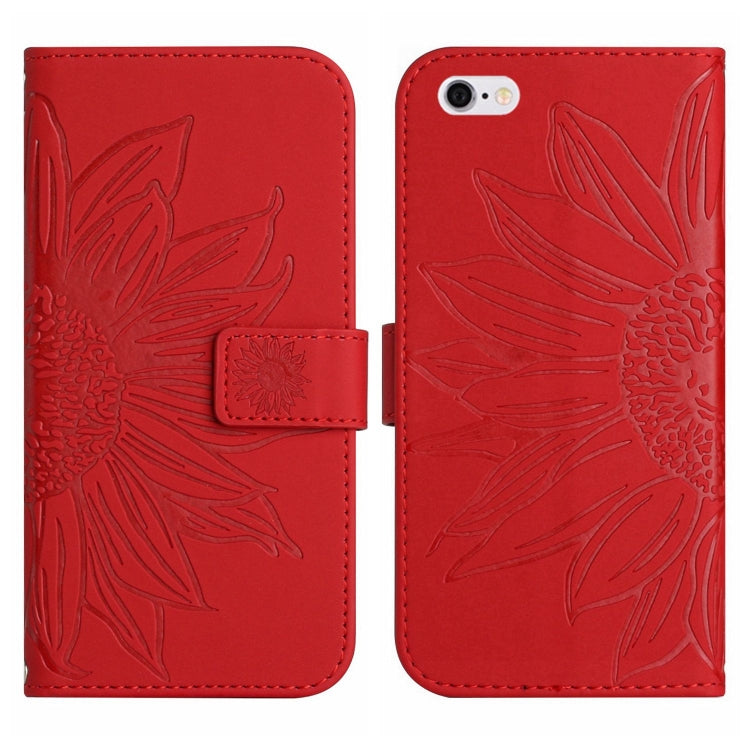 Custodia portafoglio in pelle con motivo a fiori per iPhone 6s Pl