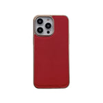 Custodia in pelle con trama incrociata per iPhone 14 Pro Max