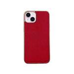 Custodia in pelle con trama incrociata per iPhone 14 Pro Max