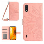 Skin Feel Custodia per cellulare in pelle con motivo a fiori di sole, For Samsung Galaxy J2 Prime, For Samsung Galaxy M10/A10
