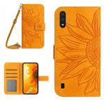 Skin Feel Custodia per cellulare in pelle con motivo a fiori di sole, For Samsung Galaxy J2 Prime, For Samsung Galaxy M10/A10