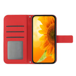 Skin Feel Custodia per cellulare in pelle con motivo a fiori di sole, For Samsung Galaxy S20 Ultra, For Samsung Galaxy S21 5G