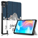 Custodia per tablet in pelle con disegno colorato con fibbia magnetica pieghevole a 3 pieghe, For Realme Pad Mini 8.7, For OPPO Pad 11 inch