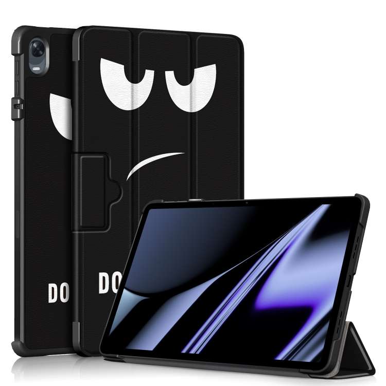 Custodia per tablet in pelle con disegno colorato con fibbia magnetica pieghevole a 3 pieghe, For Realme Pad Mini 8.7, For OPPO Pad 11 inch