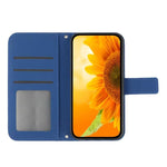 Skin Feel Custodia per cellulare in pelle con motivo a fiori di sole, For Honor 9X Lite, For Honor 50 Lite