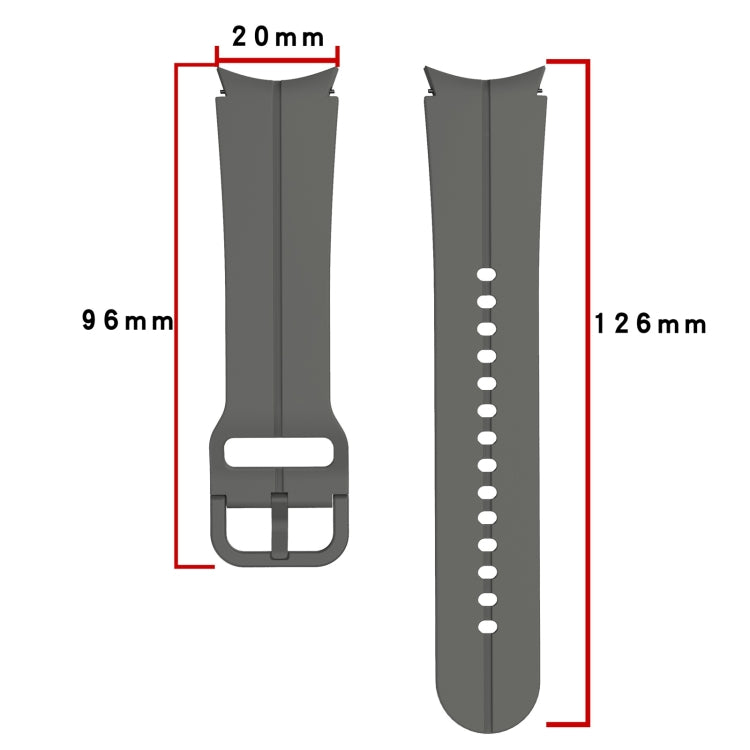 Cinturino in silicone con fibbia per Samsung Galaxy Watch 5