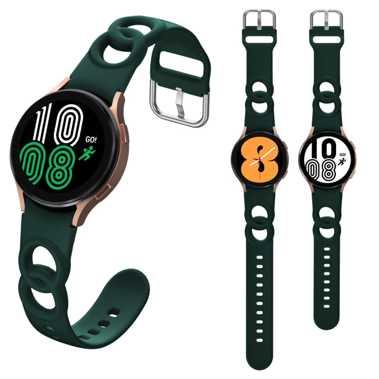 Cinturino in silicone doppio anello per Samsung Galaxy Watch 5