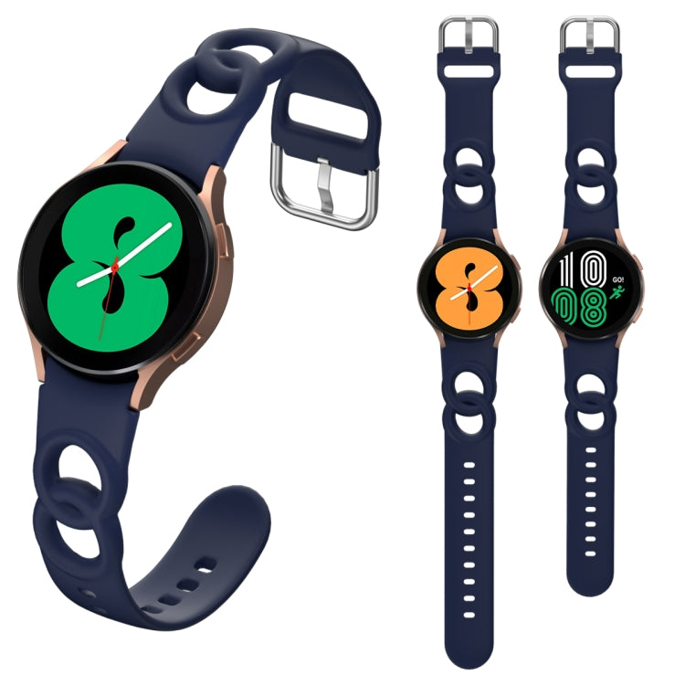 Cinturino in silicone doppio anello per Samsung Galaxy Watch 5