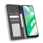 Custodia portafoglio in pelle con fibbia magnetica per smartphone