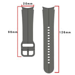 Cinturino in silicone con fibbia per Samsung Galaxy Watch 5 Pro 4