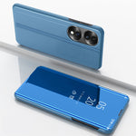 Custodia per telefono in pelle flip orizzontale placcata a specchio con supporto, For Honor 70, For Xiaomi Redmi A1, For Xiaomi 12T / 12T Pro / Redmi K50 Ultra