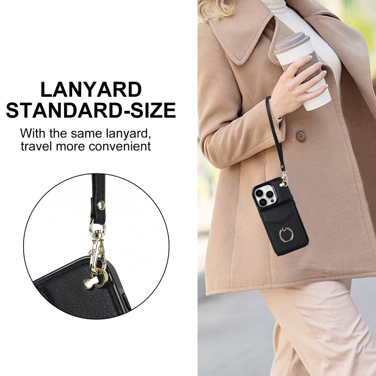 Custodia portafoglio in pelle PU con slot RFID per iPhone 14 Plus