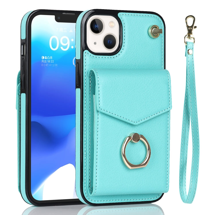 Custodia portafoglio in pelle PU con slot RFID per iPhone 14 Plus