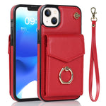 Custodia portafoglio in pelle PU con slot RFID per iPhone 14 Plus