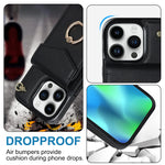 Custodia portafoglio in pelle con slot RFID per iPhone 12