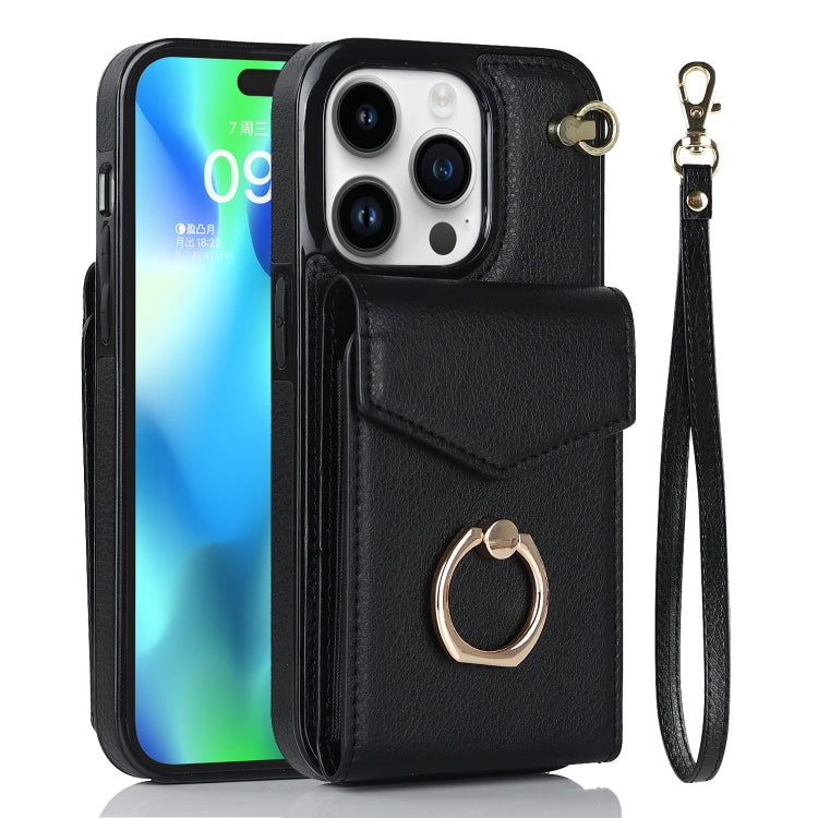 Custodia portafoglio in pelle con slot RFID per iPhone 12