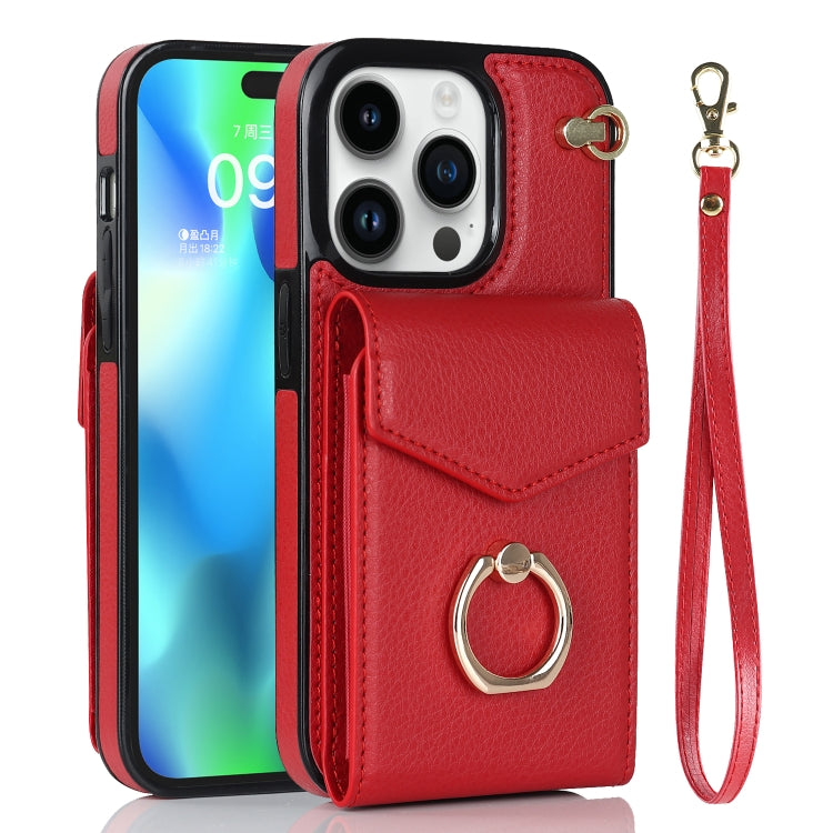 Custodia portafoglio in pelle con slot RFID per iPhone 12