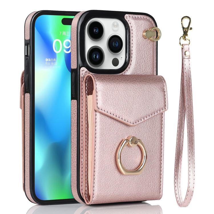 Custodia portafoglio in pelle con slot RFID per iPhone 12
