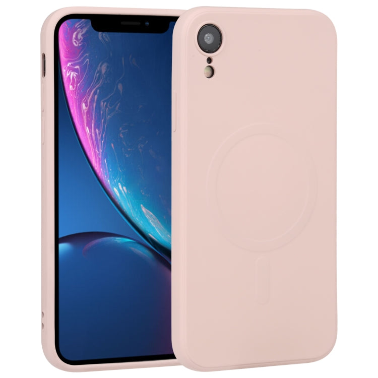 Custodia silicone liquido Magsafe per iPhone XS Max