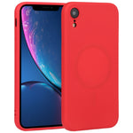 Custodia silicone liquido Magsafe per iPhone XS Max