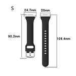 Cinturino in silicone per Huawei Watch Fit 2 taglia S