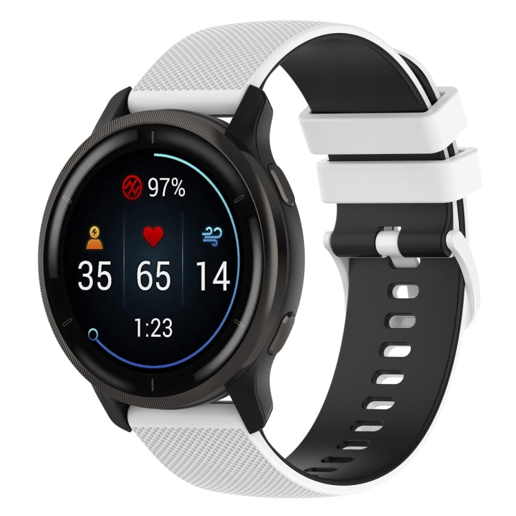 Cinturino in silicone bicolore con trama scozzese per Suunto 5 Pe