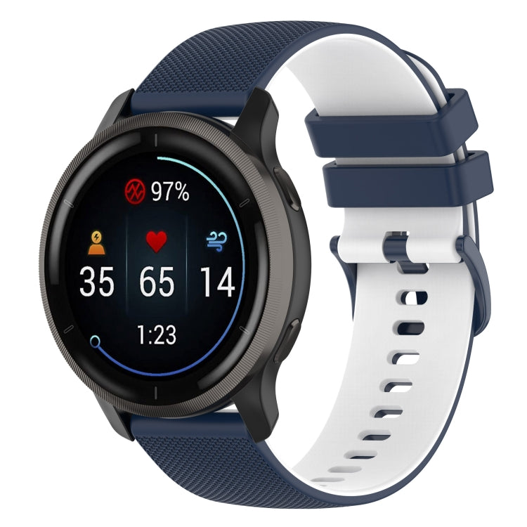 Cinturino in silicone bicolore con trama scozzese per Suunto 5 Pe