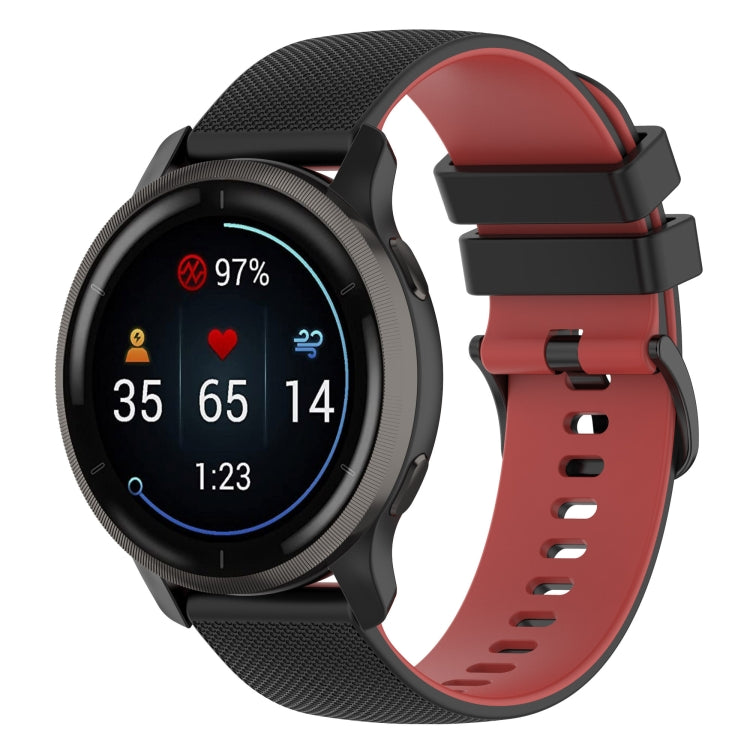Cinturino in silicone bicolore con trama scozzese per Suunto 5 Pe