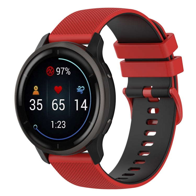 Cinturino in silicone bicolore con trama scozzese per Suunto 5 Pe