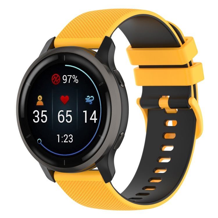 Cinturino in silicone bicolore con trama scozzese per Suunto 5 Pe