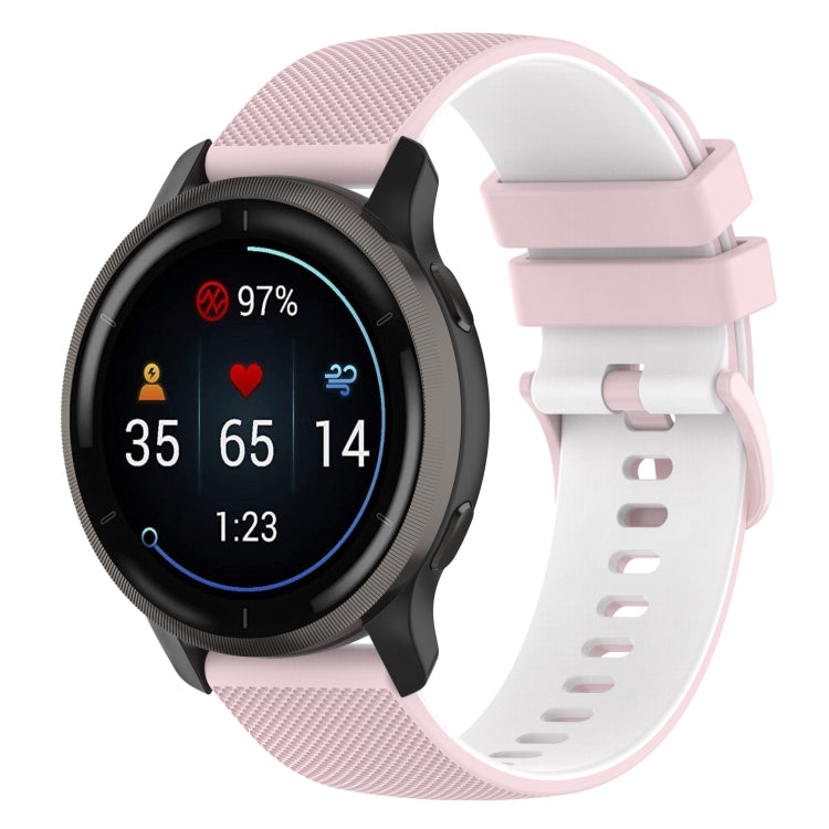 Cinturino in silicone bicolore con trama scozzese per Suunto 5 Pe