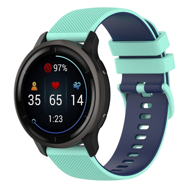 Cinturino in silicone bicolore con trama scozzese per Suunto 5 Pe