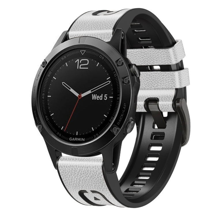 Cinturino in silicone e pelle per Garmin Fenix 7
