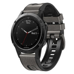 Cinturino in silicone e pelle per Garmin Fenix 7
