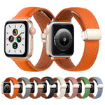 Cinturino in pelle con fibbia pieghevole per Apple Watch