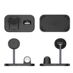 WA22 Supporto 3 in 1 con caricabatterie wireless magnetico