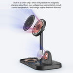WA22 Supporto 3 in 1 con caricabatterie wireless magnetico