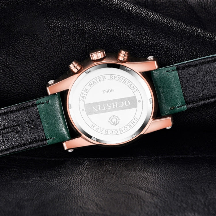 Orologio al quarzo con cinturino in pelle 43mm