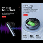 Lenovo LP60 Auricolari Wireless Bluetooth 5.3