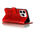 Custodia portafoglio in pelle per iPhone 14 Pro Max