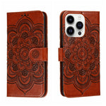 Custodia portafoglio in pelle per iPhone 14 Pro Max