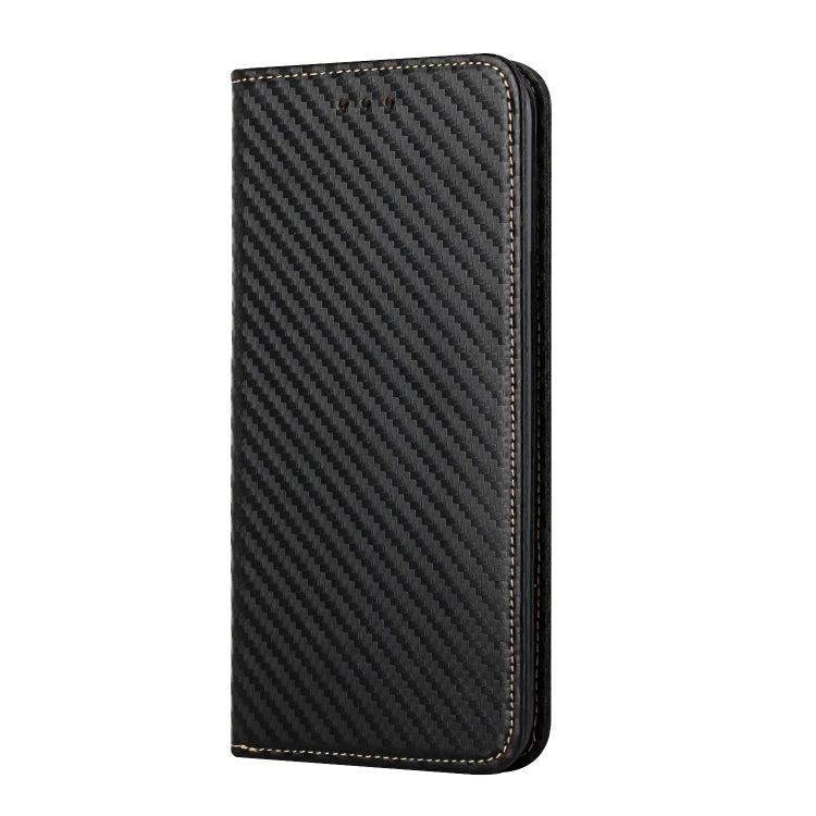 Custodia per telefono in pelle con vibrazione magnetica in fibra di carbonio, For Samsung Galaxy S23 Ultra 5G, For vivo Y16, For vivo Y22s, For Xiaomi Redmi A1