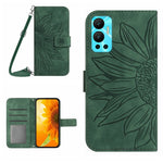 Skin Feel Custodia per cellulare in pelle con motivo a fiori di sole con cordino, For Infinix Hot 12, For Infinix Hot 12 Play