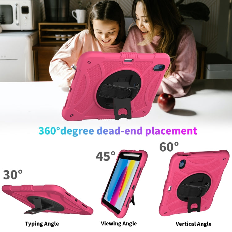 Custodia in silicone e PC con presa rotante per iPad 10.9 2022