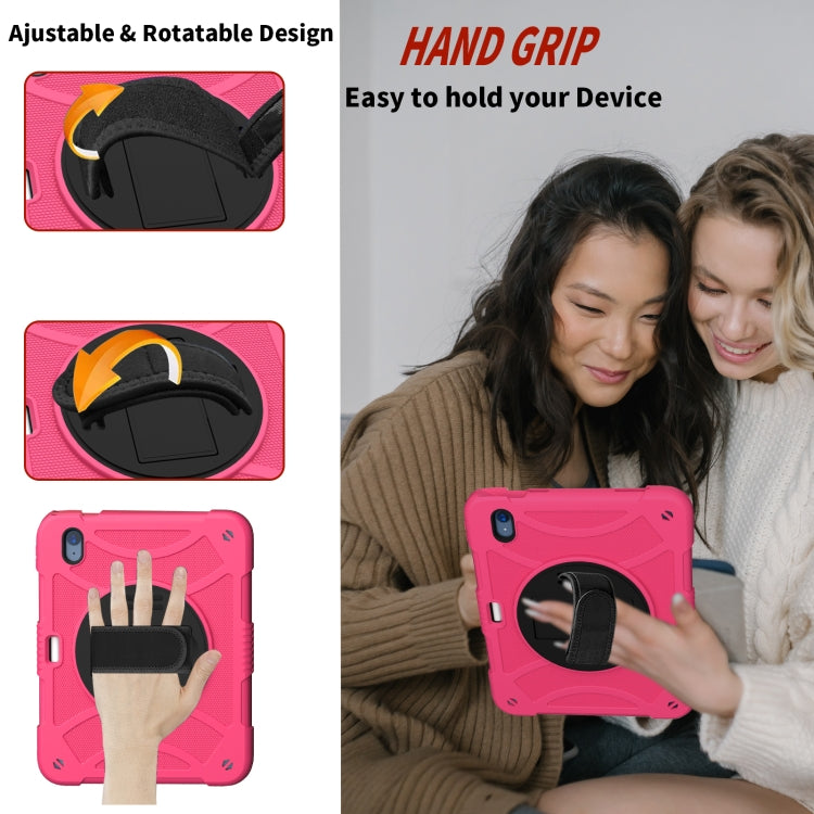 Custodia in silicone e PC con presa rotante per iPad 10.9 2022
