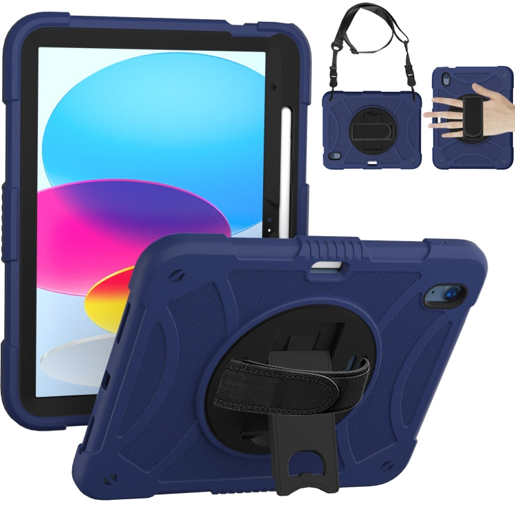 Custodia in silicone e PC con presa rotante per iPad 10.9 2022