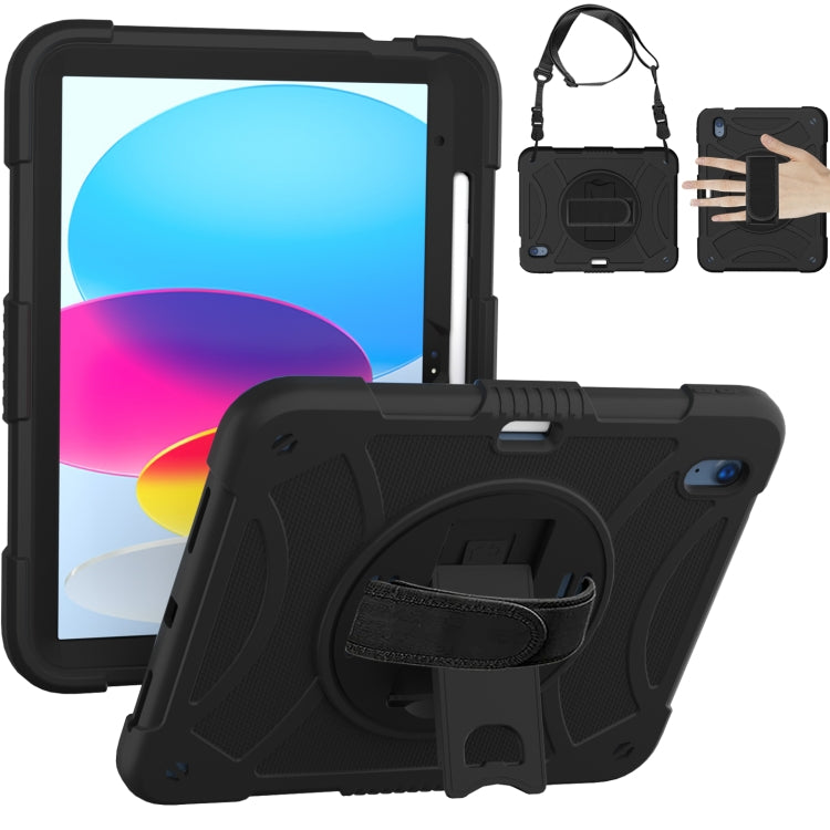 Custodia in silicone e PC con presa rotante per iPad 10.9 2022
