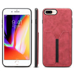 Custodia portafoglio in PU per iPhone 7 Plus e 8 Plus